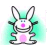 Rabbits icon graphics