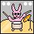 Rabbits icon graphics