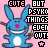 Rabbits icon graphics