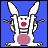 Rabbits icon graphics
