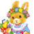 Rabbits icon graphics