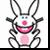 Rabbits icon graphics