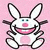 Rabbits icon graphics