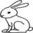 Rabbits icon graphics