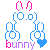 Rabbits icon graphics