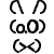 Rabbits icon graphics