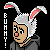 Rabbits icon graphics