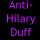 Hilary duff icon graphics