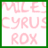 Miley cyrus icon graphics