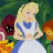 Alice in wonderland icon graphics