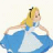 Alice in wonderland icon graphics