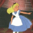 Alice in wonderland icon graphics