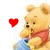 Baby pooh icon graphics