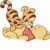 Baby pooh icon graphics