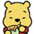 Baby pooh icon graphics