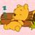 Baby pooh icon graphics