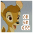 Bambi icon graphics