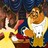 Belle and the beast icon graphics