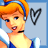 Cinderella icon graphics