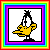 Daffy duck icon graphics