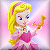 Sleeping beauty icon graphics