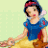 Snow white icon graphics