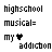 High school musical icon graphics