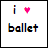 Ballet icon graphics