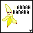 Banana icon graphics