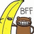 Banana icon graphics
