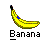 Banana icon graphics