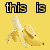 Banana icon graphics