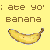 Banana icon graphics
