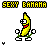 Banana icon graphics