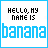 Banana icon graphics