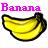 Banana icon graphics