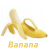 Banana icon graphics