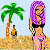 Beach icon graphics