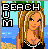 Beach icon graphics