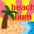 Beach icon graphics