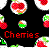 Cherries icon graphics