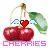 Cherries icon graphics