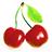 Cherries icon graphics