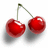 Cherries icon graphics