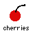 Cherries icon graphics