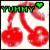Cherries icon graphics