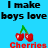 Cherries icon graphics