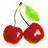 Cherries icon graphics