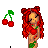 Cherries icon graphics