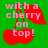 Cherries icon graphics